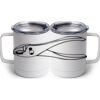 10 oz. White Stainless Steel Coffee Mug Thumbnail