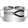 10 oz. White Stainless Steel Coffee Mug Thumbnail