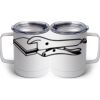 10 oz. White Stainless Steel Coffee Mug Thumbnail