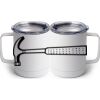 10 oz. White Stainless Steel Coffee Mug Thumbnail