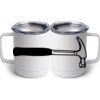10 oz. White Stainless Steel Coffee Mug Thumbnail