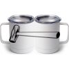 10 oz. White Stainless Steel Coffee Mug Thumbnail
