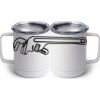 10 oz. White Stainless Steel Coffee Mug Thumbnail