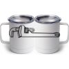 10 oz. White Stainless Steel Coffee Mug Thumbnail