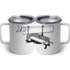 10 oz. White Stainless Steel Coffee Mug Thumbnail