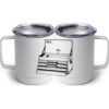 10 oz. White Stainless Steel Coffee Mug Thumbnail
