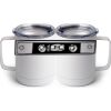 10 oz. White Stainless Steel Coffee Mug Thumbnail
