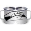 10 oz. White Stainless Steel Coffee Mug Thumbnail