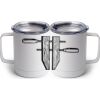 10 oz. White Stainless Steel Coffee Mug Thumbnail