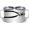 10 oz. White Stainless Steel Coffee Mug Thumbnail