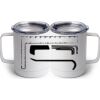 10 oz. White Stainless Steel Coffee Mug Thumbnail