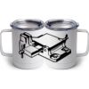10 oz. White Stainless Steel Coffee Mug Thumbnail