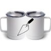 10 oz. White Stainless Steel Coffee Mug Thumbnail