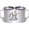 10 oz. White Stainless Steel Coffee Mug Thumbnail