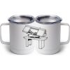 10 oz. White Stainless Steel Coffee Mug Thumbnail