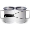 10 oz. White Stainless Steel Coffee Mug Thumbnail
