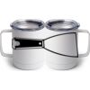 10 oz. White Stainless Steel Coffee Mug Thumbnail