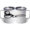 10 oz. White Stainless Steel Coffee Mug Thumbnail