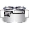 10 oz. White Stainless Steel Coffee Mug Thumbnail