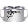 10 oz. White Stainless Steel Coffee Mug Thumbnail