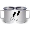 10 oz. White Stainless Steel Coffee Mug Thumbnail