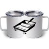 10 oz. White Stainless Steel Coffee Mug Thumbnail