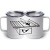 10 oz. White Stainless Steel Coffee Mug Thumbnail