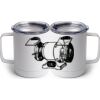 10 oz. White Stainless Steel Coffee Mug Thumbnail