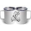 10 oz. White Stainless Steel Coffee Mug Thumbnail