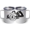 10 oz. White Stainless Steel Coffee Mug Thumbnail
