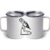 10 oz. White Stainless Steel Coffee Mug Thumbnail