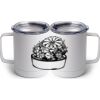 10 oz. White Stainless Steel Coffee Mug Thumbnail
