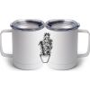 10 oz. White Stainless Steel Coffee Mug Thumbnail