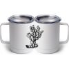 10 oz. White Stainless Steel Coffee Mug Thumbnail