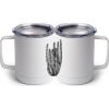 10 oz. White Stainless Steel Coffee Mug Thumbnail