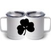10 oz. White Stainless Steel Coffee Mug Thumbnail