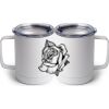10 oz. White Stainless Steel Coffee Mug Thumbnail