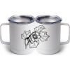 10 oz. White Stainless Steel Coffee Mug Thumbnail
