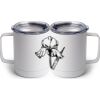 10 oz. White Stainless Steel Coffee Mug Thumbnail