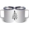 10 oz. White Stainless Steel Coffee Mug Thumbnail
