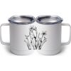 10 oz. White Stainless Steel Coffee Mug Thumbnail
