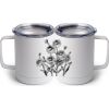 10 oz. White Stainless Steel Coffee Mug Thumbnail