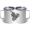 10 oz. White Stainless Steel Coffee Mug Thumbnail
