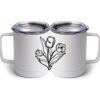 10 oz. White Stainless Steel Coffee Mug Thumbnail