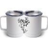 10 oz. White Stainless Steel Coffee Mug Thumbnail