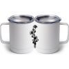 10 oz. White Stainless Steel Coffee Mug Thumbnail