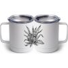 10 oz. White Stainless Steel Coffee Mug Thumbnail