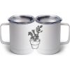 10 oz. White Stainless Steel Coffee Mug Thumbnail