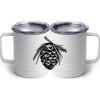 10 oz. White Stainless Steel Coffee Mug Thumbnail