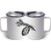 10 oz. White Stainless Steel Coffee Mug Thumbnail